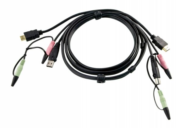 ATEN Cavo KVM USB HDMI con Audio  1,8 m